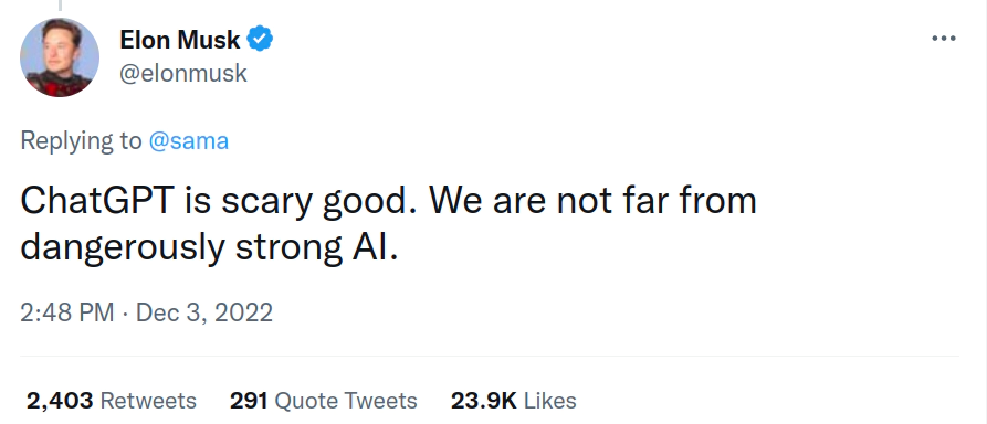 Elon Musk Tweet