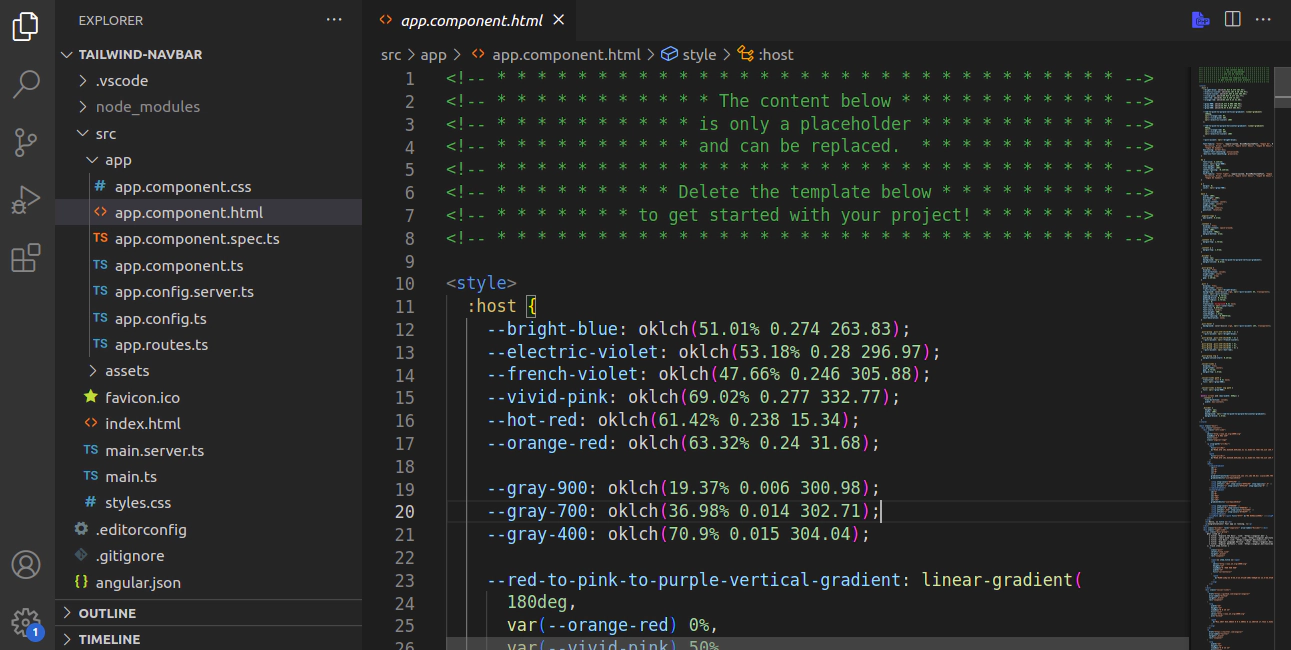 VS Code file configuration